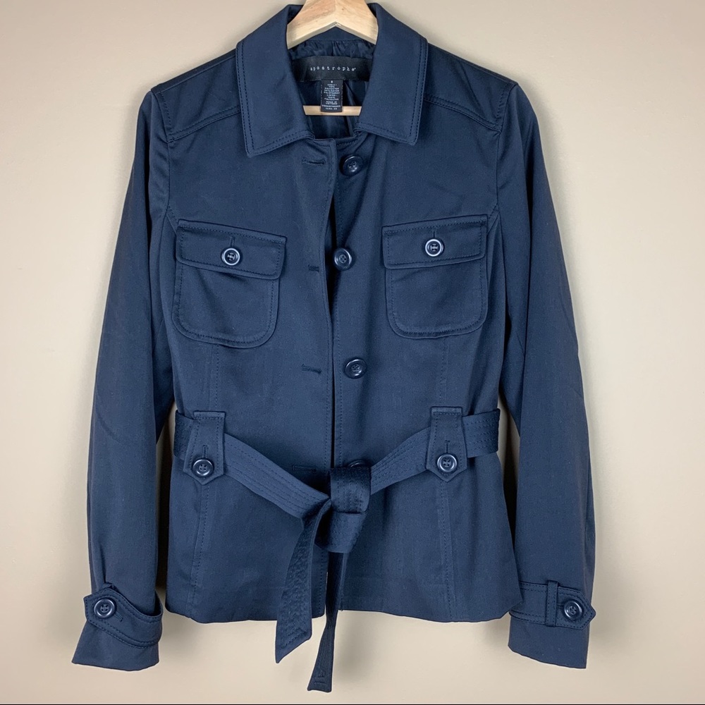 Apostrophe Navy Jacket Size 8